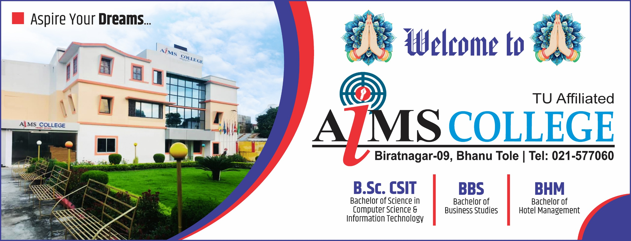 WELCOME TO AIMS COLLEGE